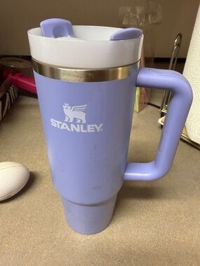 Stanley Lavender Tall Travel Mug with Handle (No straw)